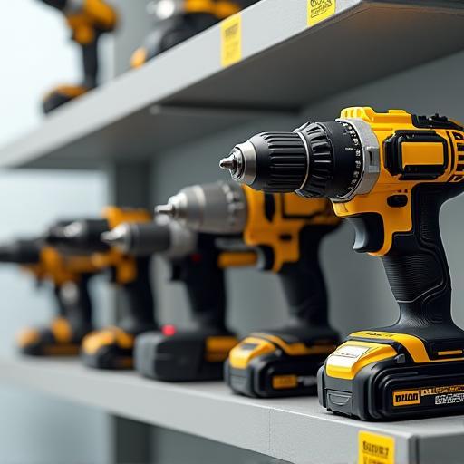 Selection of professional electric drills